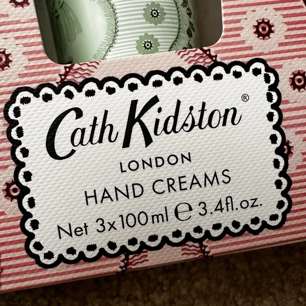 Cath Kidston London Woven‎ Flowers Hand Cream Gift Set 3x100mL NEW